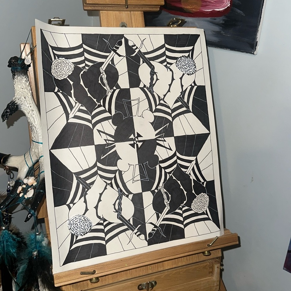Signed original art work “toxic love”